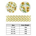 thumbnail image 6 of Xipuska Sunflower Bed Runners for Cal King Size Bed, Decorative Bed Throws for Foot of Bed, Yellow Summer Floral Watercolor Bed Runner Sofa Throw Bedding Scarf Protector Slipcover for Bedroom/Hotel, 6 of 6