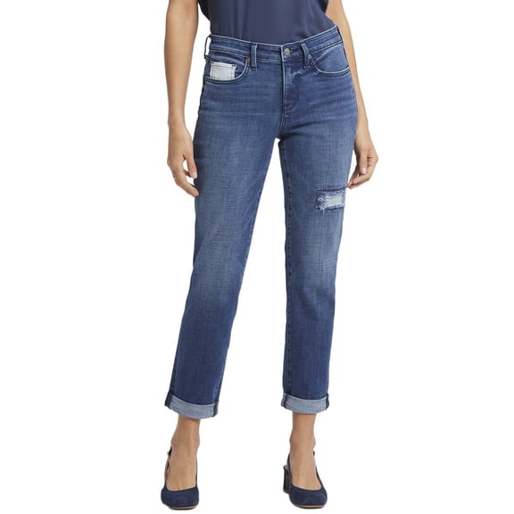 NYDJ womens Margot Moonlight Girlfriend Jean, 2