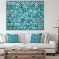 thumbnail image 4 of Design Art - Motif de cristal de neige bleu clair, 4 of 5