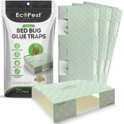 Bed Bug Glue Traps – 20 Pack | Sticky Indoor Interceptor Trap, Monitor, and Detector for Treatment of Bed Bugs