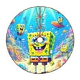 thumbnail image 1 of Pofeuu SpongeBob SquarePants Print Christmas Tree Skirt Burlap Look Holiday Decoration with Edge Trim and Tie or Velcro Closure-48", 1 of 6