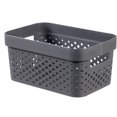 thumbnail image 1 of Curver - Cesta Diseño Perforadas de Reciclada (Gris Oscuro), 1 of 2