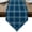 Blue, variant on Black Checkered Table Runner Linen Burlap Table Runner 120 Inches Long Farmhouse Buffalo Plaid Modern Dresser Scarves for Kitchen Island Coffee Dining Room Party Wedding Holiday Decor 13"x120"