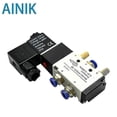 thumbnail image 3 of Pneumatic Electric Solenoid Valve 4v210-08 5 Way 2 Position Control Air Gas Magnetic Valve 12v 24v 220v 4mm-12mm Hose Fittings, 3 of 5