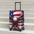 thumbnail image 4 of Salouo USA Eagle with Spread Wings Pattern Travel Dust-proof Suitcase Cover, Softside Suitcase Protector Luggage Cover Protector for 18-32inch ,Not Included Suitcase, 4 of 8