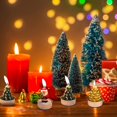 thumbnail image 3 of JM 9 Piezas Vela Perfumada de Citronela Vela de Cera de Soja para Interiores y Exteriores Velas de Citronela Jardín Papá Noel Árbol de Navidad Conos de Pino para Decoración Navideña JM RV021031-01159SDJ, 3 of 5