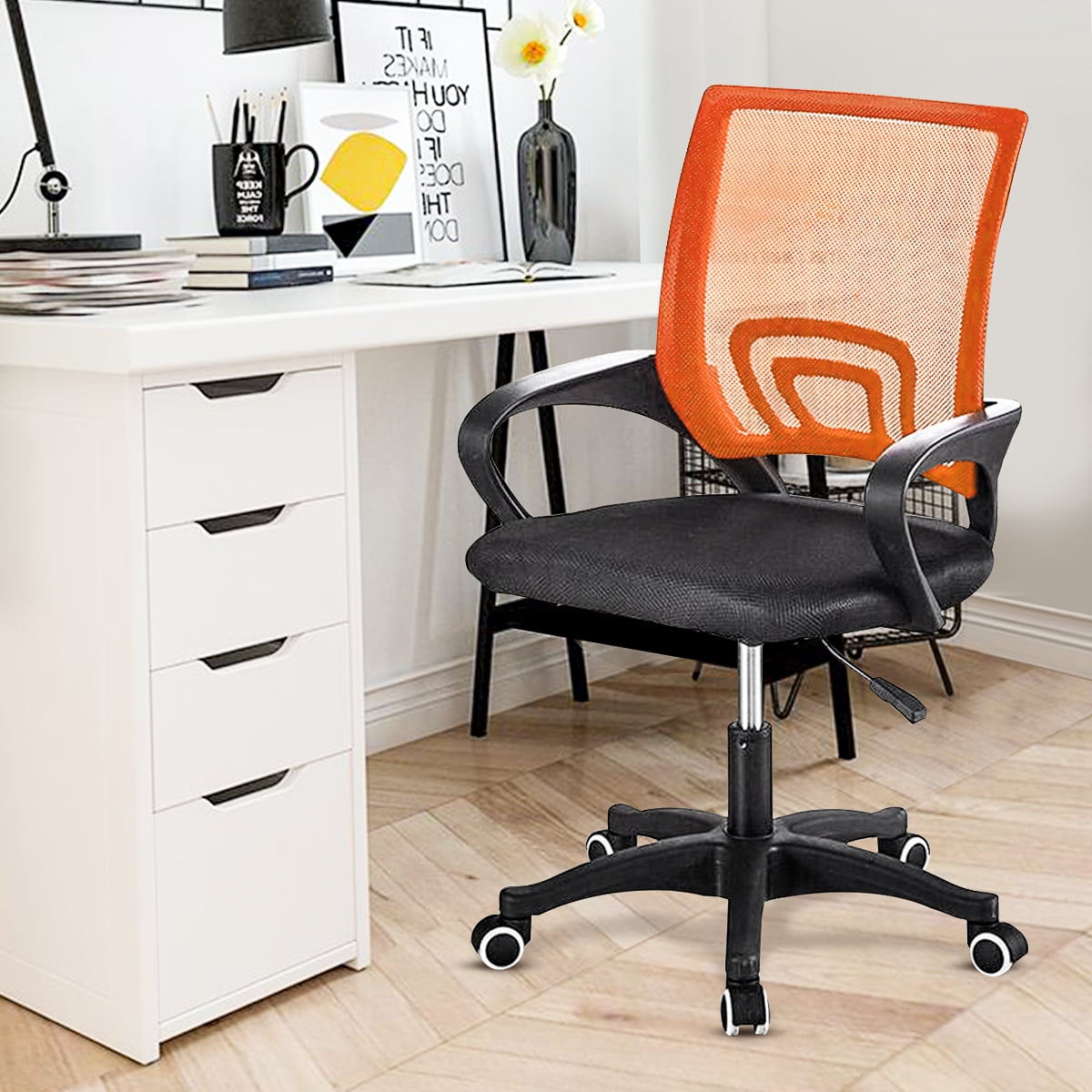 Computer Mesh Desk Chair Ergonomic Design, Adjustable Seat