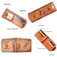 thumbnail image 2 of YOUI-GIFTS Men Us Dollar Bill Wallet Billfold Leather Credit Card Photo Holder, 2 of 5