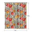 thumbnail image 5 of Pioneer Flower Floral Print Pattern Shower Curtain 72"x84" ,Bathroom Decorative Shower Curtains Set with 12 Hooks,Modern Waterproof Washable Shower Curtain, 5 of 6