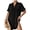 Black, variant on Women Swimsuit Coverup Shirt Dress Button Down Bathing Suit Cover Up Sundresses Beachwear Summer Beach Dress Black
