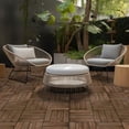 thumbnail image 7 of Achim OutdoorZ Interlocking Wood Deck Tiles - Royal Mahogany - 27 Tiles (27 Sq.Ft.), 7 of 7