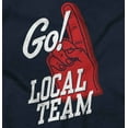 thumbnail image 2 of Go Local Sport Team Number 1 Fan Sign Womens Fitted Plus Size Graphic Tee Brisco Brands 2X, 2 of 5