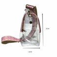 thumbnail image 3 of LILELIS Sac de Taille Transparent pour Femmes Mode Léopard Jacquard Bandoulière Sac à Bandoulière Sac de Poitrine Rétro, 3 of 5