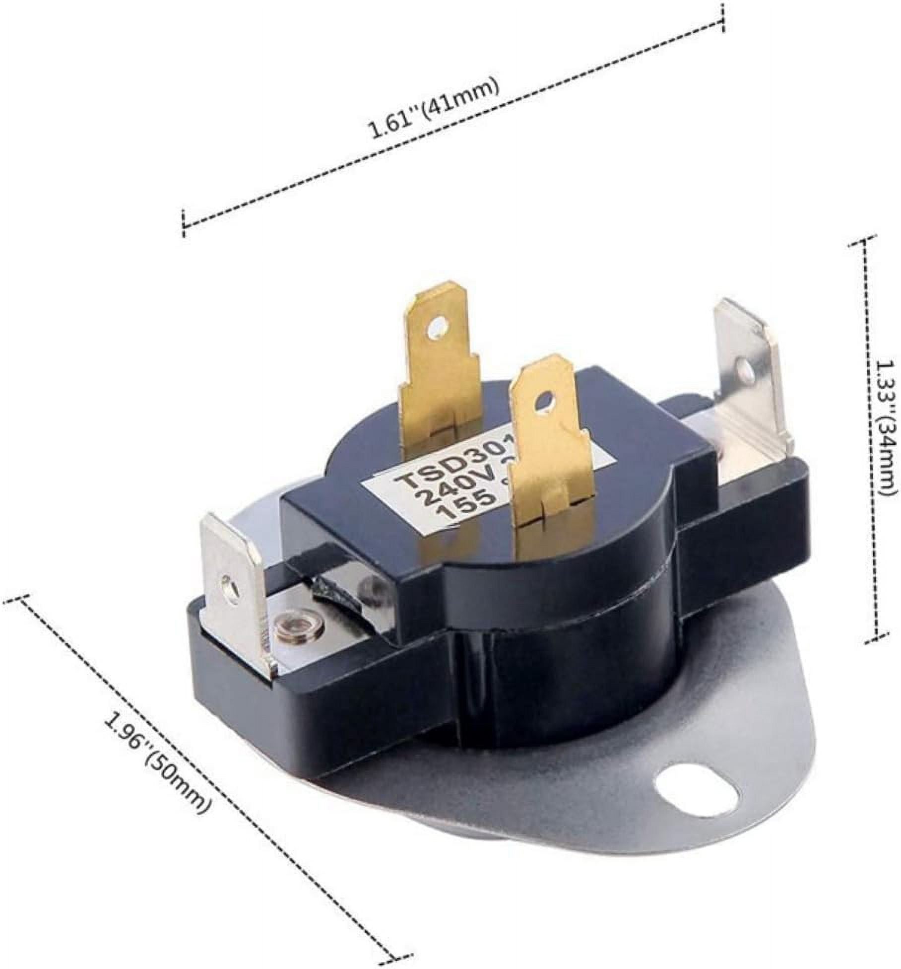 Scaroo 3387134 Dryer Cycling Thermostat For Whirlpool Replaces With 306910 12-PACK