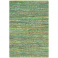 thumbnail image 1 of Safavieh Nantucket Collection NAN220B Handmade Green Cotton Area Rug (8' x 10'), 1 of 6