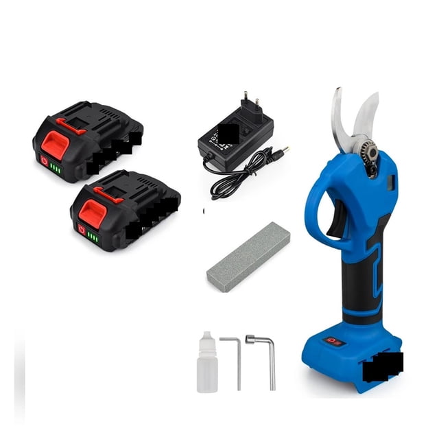 Wireless Electric Pruner Shear Brushless Electric Pruning Shears Battery Scissors 30MM Garden Fruit Tree Bonsai Power Tool ,Less Effort