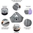 thumbnail image 3 of Bolsa de agua caliente, bolsa de agua caliente de goma para botella de agua caliente con funda de cintura suave para cuello y hombros, espalda, manos, piernas, cintura cálida (púrpura) JAMW Sencillez, 3 of 5