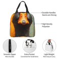 thumbnail image 4 of Fotbe Colorful Painted Duck Bolsa Térmica con Estampado y Forro de Aluminio Grueso Bolsa de Almuerzo con Bolsillo Frontal para Hombres y Mujeres, Ideal para Trabajo, Escuela, 4 of 8