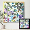thumbnail image 4 of Wildflowers and Vibrant Wild Spring Leaves XII 16 in x 16 in Framed Painting Canvas Art Print, by Designart, 4 of 4