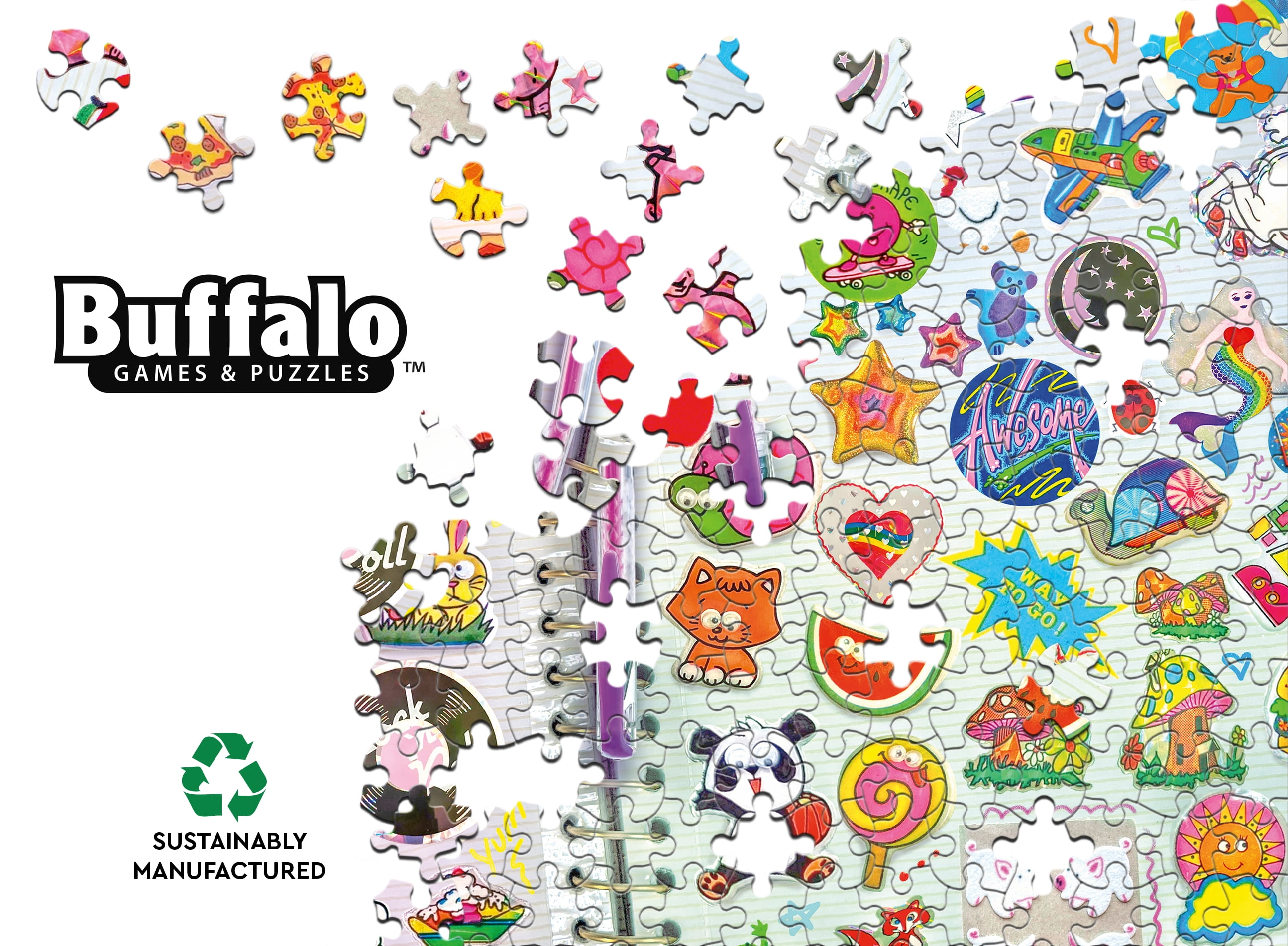 Buffalo Games Aimee Stewart My Rad Sticker Collection 1000-Piece