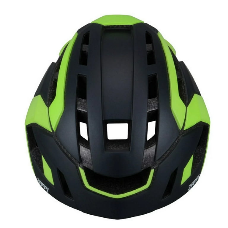 Lime green shop bike helmet