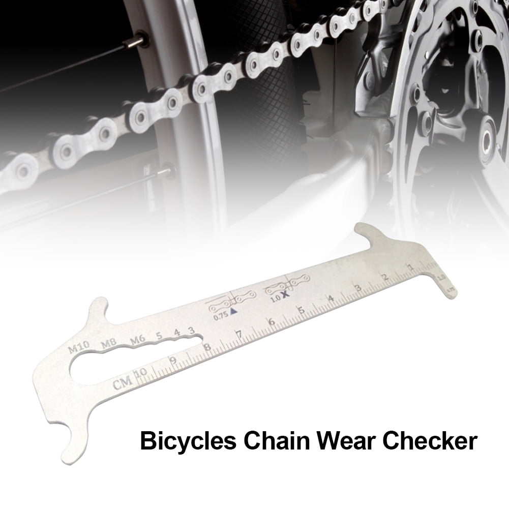 bicycle chain wear indicator tool