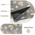 thumbnail image 5 of Spring Floral Area Rugs 4x6 ft Watercolor White Yellow Flowers Modern Farmhouse Washable Rug Non Slip Indoor Carpet Absorbent Floor Mat for Living Room Bedroom Dining Room, 5 of 9