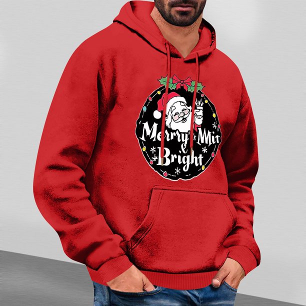 Fiudx Sudadera Navideña, Sudadera Deportiva de Tela Japonesa, Ropa Deportiva Ligera para Hombre, Chaqueta de Baloncesto Transpirable, Ropa para Correr, Regalo para Entusiastas Del Fitness, Diseño Inc