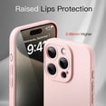 thumbnail image 4 of JETech Slim Case for iPhone 15 Pro Max 6.7-Inch with Camera Lens Full Cover Protection, Ultra-Thin Lightweight Matte Finish Minimalist Protective Phone Cover (Pink), 4 of 6