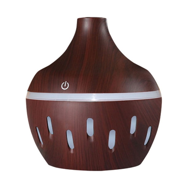 Humidificador doméstico de 5 V con aroma a madera, máquina de aromaterapia colorida, humidificador USB, atomizador montado en vehículo, barra humidificadora