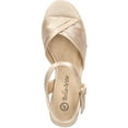 thumbnail image 3 of Bella Vita Womens ISABETH Satin Ankle Pumps, 3 of 3
