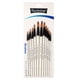 thumbnail image 3 of Juego de 12 piezas de pinceles puntiagudos de color blanco perlado, pinceles de lana de nailon, bolígrafos acrílicos para acuarela, suministros de arte al por mayor, 3 of 5