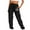 Black, variant on JURANMO Womens Fashion Baggy Jogger Pants, Sweatpants Baggy Rugby Print Athletic Pants Pocketed High Waisted Cinch Bottom Casual Sweat Pants with Pockets Lighten Deals of The Day Gray L