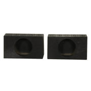 Qpower QBTRUCK110 10 in. Pair Single Sealed Universal Truck Speaker Box, Grey