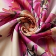 thumbnail image 6 of BRGZLK Womens Midi Dress Summer Floral Print V-Neck Striped Dress Short Sleeved Flowy Dress Retro Lightweight Casual Vacation Beach Dress, 6 of 7