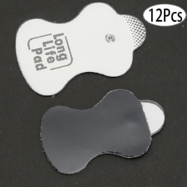 12 Pcs Electrotherapy Long Life Pads Replacement Electrode Pads - Premium Self-adhesive Reusable Massage Replacement Gel Pads Omron Massagers