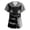 Black&23^0729C, variant on Halloween Women Scrubs Top Spooky Cat Nurses Uniform Funny Ghost Pumpkin Side Slit Stretch Women Workwear with Pocket S-5XL