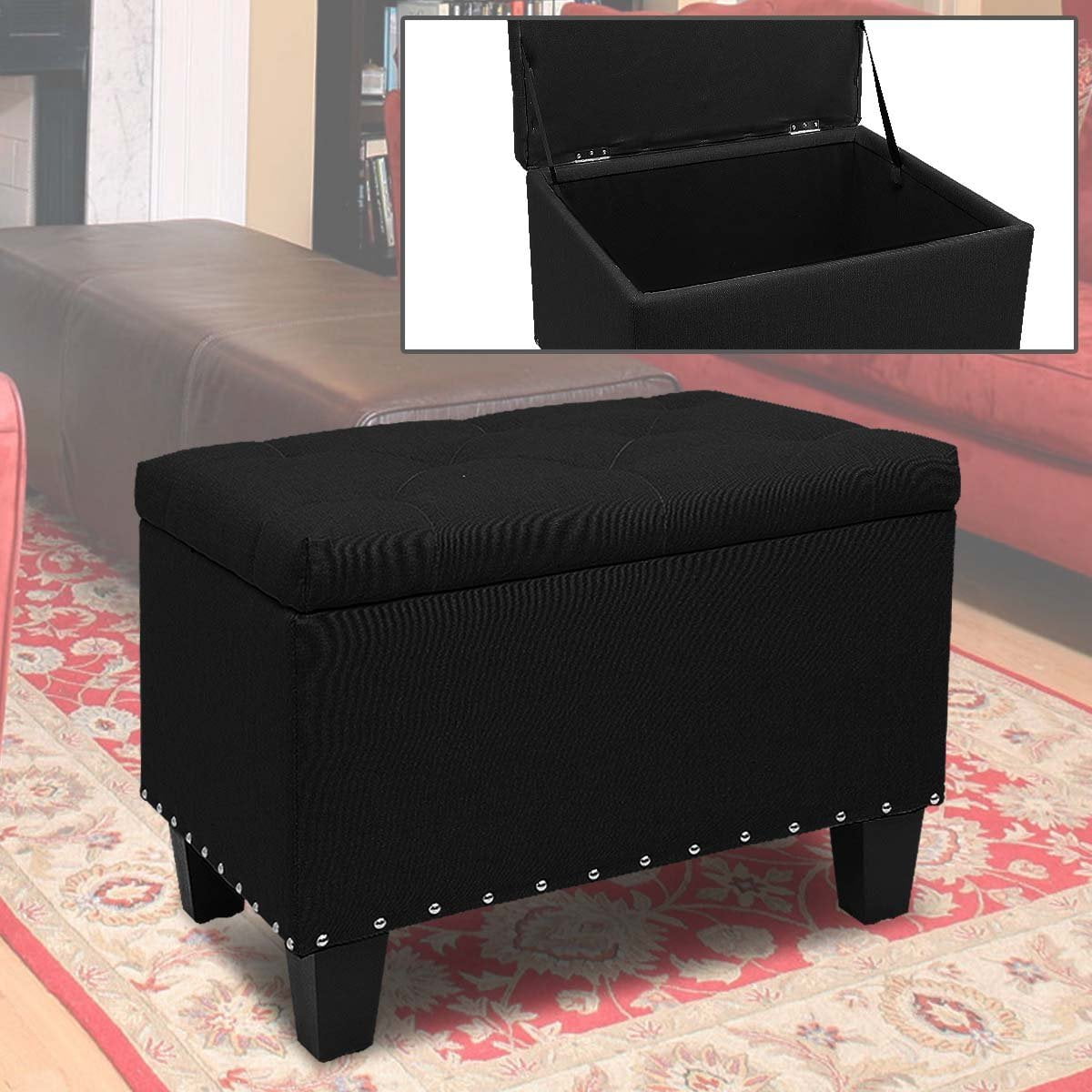 Black 2024 ottoman walmart