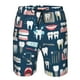 thumbnail image 3 of Fotbe Dental Trajes de Baño Estampados para Hombre, Shorts de Verano de Secado Rápido, Ropa de Playa, Bañadores-Large, 3 of 6