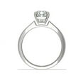 thumbnail image 2 of 1.00 Carat Excellent Cushion Cut Real Diamond New Design Solitaire Ring for Wedding Solid 18K White Gold Size 11, 2 of 6
