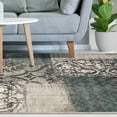 thumbnail image 6 of Superior Bristol 8' x 10' Indoor Area Rug, Abstract Damask Rugs for Living Room Bedroom, Rivulet, 6 of 6