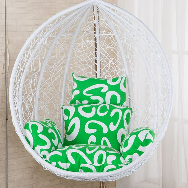 Cojín desmontable de Color liso para asiento de balcón, cesta de columpio para exteriores, Patio, jardín, silla de salón, decoración del hogar Fivean unisex