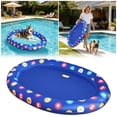 thumbnail image 2 of MKHSQHDG Today's Deals Inflatable Float Floating Bed Floatie Mat | Swimming Pool Bed Float for Lake Use Inflatable Float Summer Pool, 2 of 5