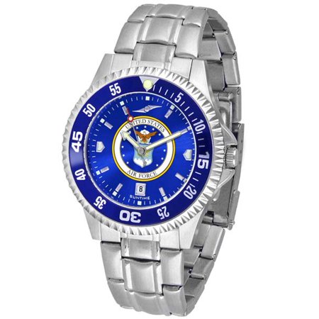 Utah Utes Competitor Steel Watch - US Air Force Competitor Steel AnoChrome Wacth - Color Bezel