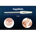 thumbnail image 6 of SMI 2 Pcs Solingen Curved Sapphire Metal Nail File Set Fine and Coarse Arched Nail Files Double Sided Best Nail File for Fingernail Toenail Care, 6 of 6