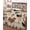 Beige Brown, variant on Twin XL Quilt Bedding Set, Farmhouse Rooster Reversible Summer Quilt 3 Pieces, Country Watercolor Flowers Wood Grain Lightweight Bedspreads Coverlets with 2 Pillow Shams for All Seasons