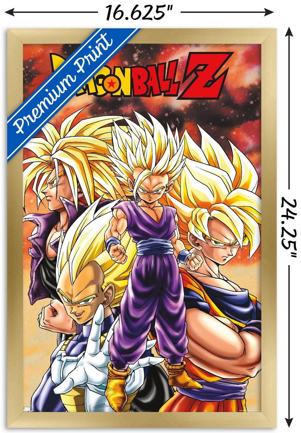 Dragon Ball Z - Saiyans Wall Poster