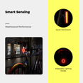 thumbnail image 4 of Abbraccia Luz trasera bici sensor freno recargable, 4 of 6