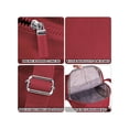 thumbnail image 3 of Gustave Mini Backpack Purse for Women Nylon Lightweight Small Daypack Backpacks Water-Resistant Casual Travel Shoulder Bag Bookbag with Anti-theft Pocket, Red, 3 of 9