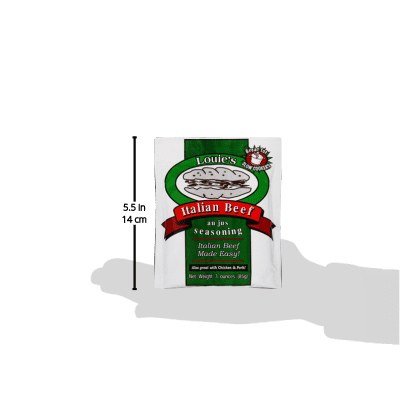 (3 pack) Louie's Seasoning Italian Beef Au Jus, 3 Oz